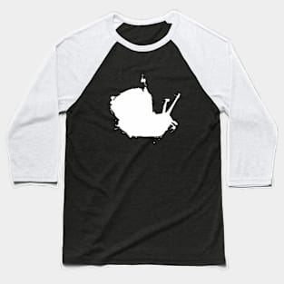 Snail grunge daub Baseball T-Shirt